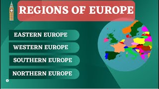 FOUR SUBREGIONS OF EUROPE [upl. by Gillie689]