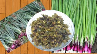 வெங்காயத்தாள் பொரியல்  Spring Onion Poriyal [upl. by Roana539]