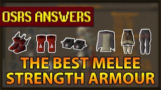 OSRS Answers  Whats the best melee armour STRENGTH BONUS [upl. by Leonardi]