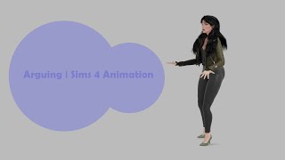 Arguing  MOCAP animation sims 4  Free on patreon [upl. by Wolk]