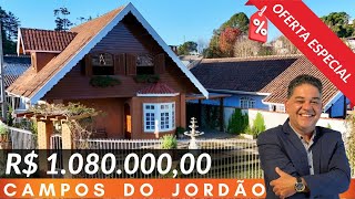 🍁 OPORTUNIDADE CHARMOSO CHALÉ SUIÇO PORTEIRA FECHADA  CAMPOS DO JORDÃO  BAIXOU R 108000000 [upl. by Rachele738]