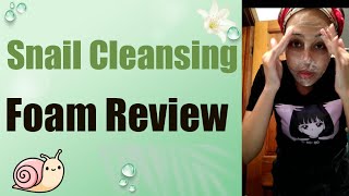 Snail Cleansing Foam Is Amazing  Affordable Korean Skincare [upl. by Bajaj]