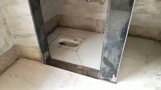 how to install bathroom wall tiles fitting design bathroom wall tiles kaise lagaye [upl. by Ellenor]