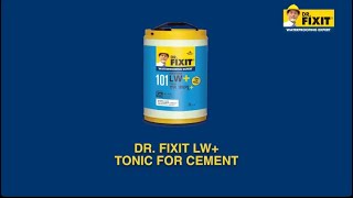 Dr Fixit 101 LW Integral Waterproofing Compound How to use video construction drfixit home [upl. by Atoel]