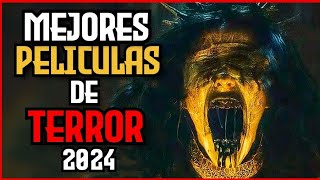 TOP 5 BRUTALES PELICULAS MAS ATERRADORAS DEL 2024 [upl. by Adirem]