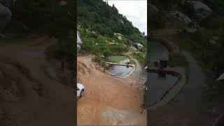 View from drone at Saraphi Homestay amp Campsite avata2 saraphihomestay rockvillage [upl. by Zetnom]