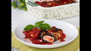 INVOLTINI DI MELANZANE CON RICOTTA [upl. by Nhojleahcim]