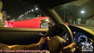 Street Racing in Vienna  F430 vs R8 V10 vs S5 [upl. by Elmira]