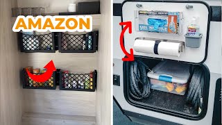 18 Smart RV Storage and Organization Ideas All From amazon [upl. by Keriann]