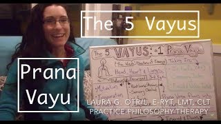 The 5 Vayus 1 PRANA VAYU LauraGyoga [upl. by Darraj]