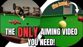 Snooker Aiming SECRETS REVEALED [upl. by Imef906]