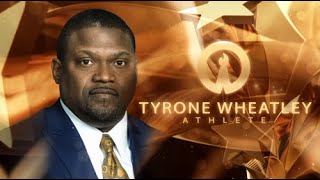 NFHS Hall of Fame 2024 Tyrone Wheatley Dearborn Heights Robichaud Introduction [upl. by Fagen]