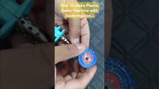 How to make a plastic sealer at home homemade plastic bag sealing machine DIY shorts diy plastic [upl. by Annayrb234]