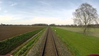 Führerstandsmitfahrt mit der Bentheimer Eisenbahn von Bad Bentheim bis Nordhorn [upl. by Terrab81]