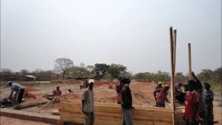 rammed earth in Zambia shipungu sequencewmv [upl. by Vassar689]