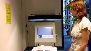 Der Buchscanner in der UCBBibliothek [upl. by Notsle]