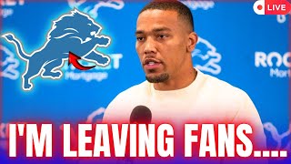 URGENT ANNOUNCEMENT AMONRA ST BROWN WITH CONFIRMED EXIT DETROIT LIONS NEWS [upl. by Adnolat]