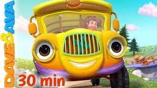 🚌 Wheels on the Bus Song amp More Nursery Rhymes from Dave and Ava 🚌 [upl. by Yhtrod273]