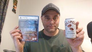 ASMR Drink Review and Gum Chewing PS5 Game Pickup [upl. by Hannej]