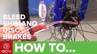 How To Bleed Shimano Hydraulic Disc Brakes [upl. by Nessaj]