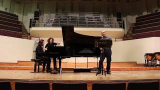 Leonard Bernstein Clarinet Sonata AniMa Duo [upl. by Nona]