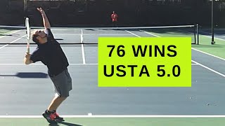 NTRP 50  76 league wins and former Division 1 college tennis player Atlanta [upl. by Je]