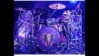 Danny Carey Beat tour drum set up [upl. by Ulani189]