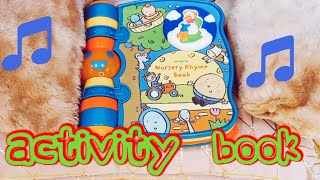 NURSERY RHYME Vtech activity book SING ALONG Old Macdonald Twinkle Twinkle and more [upl. by Agnese]