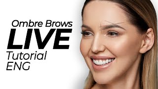 Ombre Brows Tutorial  FREE INTENSE COURSE [upl. by Arac]