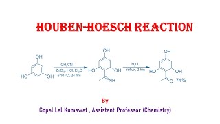 Houben  Hoesch Reaction [upl. by Chicoine]