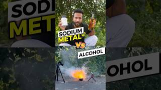 Alcohol and sodium ashusir scienceandfun experiment chemistry shorts [upl. by Goerke]