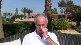 Interview with Sven Göran Eriksson in the Cascade Resort [upl. by Audie403]