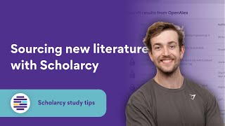 How to perform a literature search  Sourcing papers made easy with Scholarcy [upl. by Giacinta]