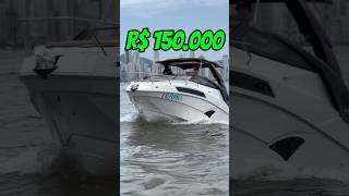 Quanto custa esse barco 🛥️ barco entrevista viral dinheiro lancha [upl. by Melone647]