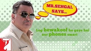 Mr Sehgal Says  Memes  Bewakoofiyaan  Rishi Kapoor [upl. by Youlton729]