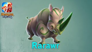 How to breed Rarawr in Monster Legends [upl. by Fernyak]