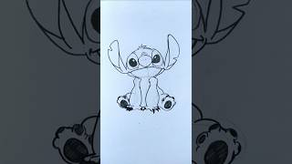 How to draw Stitch drawing art sketch drawingtutorial [upl. by Anovad876]