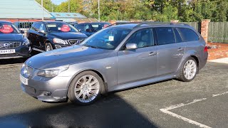 2009 BMW 520d M Sport Touring E61  Start up and full vehicle tour [upl. by Notsrik]