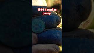 Omg 😲 1944 Canadian penny 1830s church xpdeus2 metaldetecting fun maine fatherson canadian [upl. by Loree627]