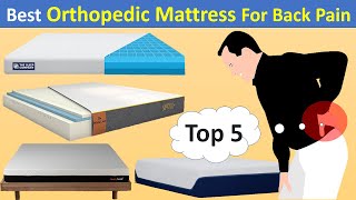 Top 5 Best Orthopedic Mattress in India 2022  Best Mattress for Back Pain [upl. by Lezlie]