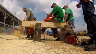 08 05 18 Hartford Fair Jason Hiser 0 140cc hotsaw [upl. by Auqkinahs]