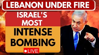 LIVE Israel Vs Hezbollah War Updates  Israel Launches Heavy Bombing on Lebanon  Israel War LIVE [upl. by Limhaj]