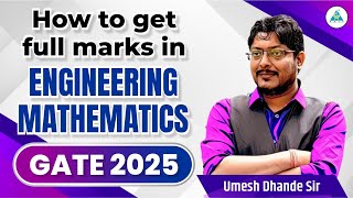 How to get full marks in Engineering Maths  GATE 2025 gate2025 iitroorkee [upl. by Oruhtra]