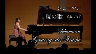 シューマン：暁の歌 作品133 Pf高木早苗 Schumann：Gesänge der Frühe Op133 PfSanae Takagi [upl. by Marilou]