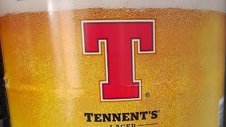 Tennents Lager 4 SCOTLAND 🏴󠁧󠁢󠁳󠁣󠁴󠁿 Perfectdraft [upl. by Eilrebmik]