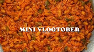 VLOGTOBER  HOW TO MAKE CHAKALAKA SOUTH AFRICAN DISH foryou exlore cooking youtubeshorts fyp [upl. by Haiel737]