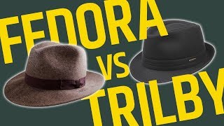 This Over That Brimmed Hats  Fedora vs Trilby  Whats The Difference • Effortless Gent [upl. by Naoma965]