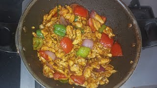 Chicken Jalfrezi Restaurant styleمزیدار چکن جلفریزی Simple and easy Jalfrezi by food recipes [upl. by Karlan]