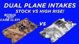 JUST HOW GOOD IS MY FACTORY JUNKYARD INTAKE MANIFOLD SHOULD I UPGRADE CARB VS EFI INTAKE TEST [upl. by Norma]