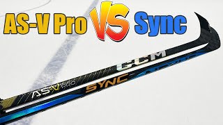 CCM Super Tacks ASV Pro vs Bauer Nexus SYNC Hockey Stick Review  Which stick should you buy [upl. by Ireva]